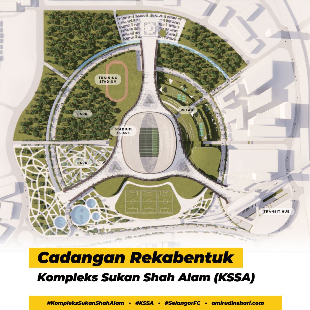 AmirudinShari's tweet photo. Petang tadi telah berlangsung taklimat berkenaan cadangan pembangunan Kompleks Sukan Shah Alam. Cadangan rekabentuk telah dibentang. Orang ramai digalakkan menghantar maklumbalas menerusi emel kssa.maklumbalas@gmail.com . Satu pameran akan dibuat beserta model rekabentuk tersebut https://t.co/7YPbbsvT9v