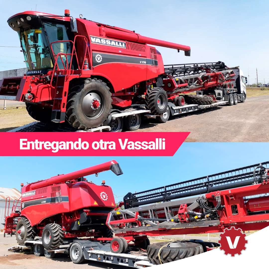 vassalli_ar's tweet photo. Continuamos a full entregando cosechadoras para el campo argentino.
Hoy es el turno de esta hermosa cosechadora V770 4WD Dual FF40 33018
¡Gracias Concesionario Lancioni/Roskos que lo hizo posible!
#Vassalli #NuestraCosechadora #Argentina #Entregando #ConTodo https://t.co/JpGymkeawf