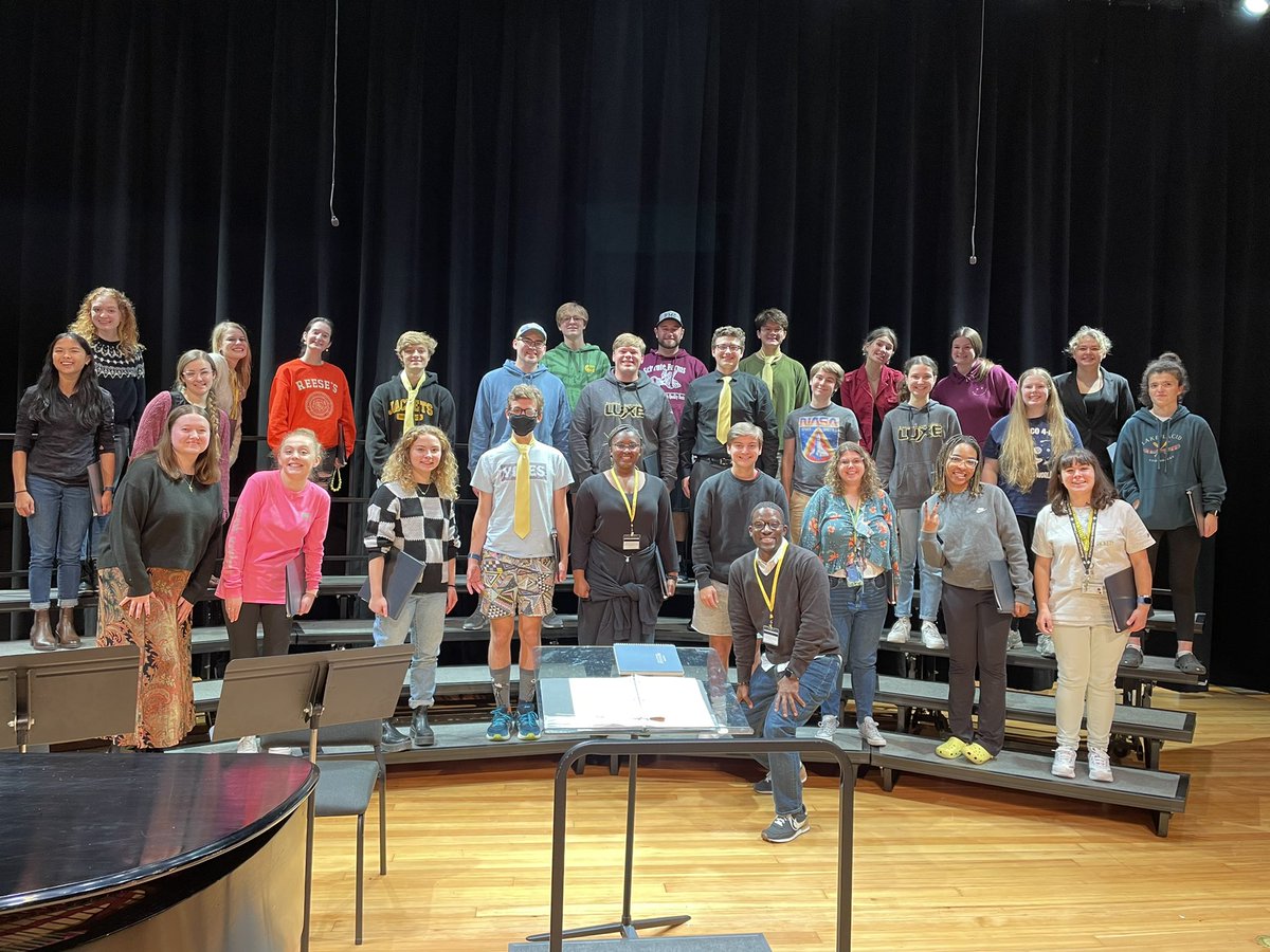 Gearing up for our first public performance. #RingCeremony2022! #dressrehearsal! #RMCConcertChoir! <a href="/RandolphMacon/">randolphmacon</a>