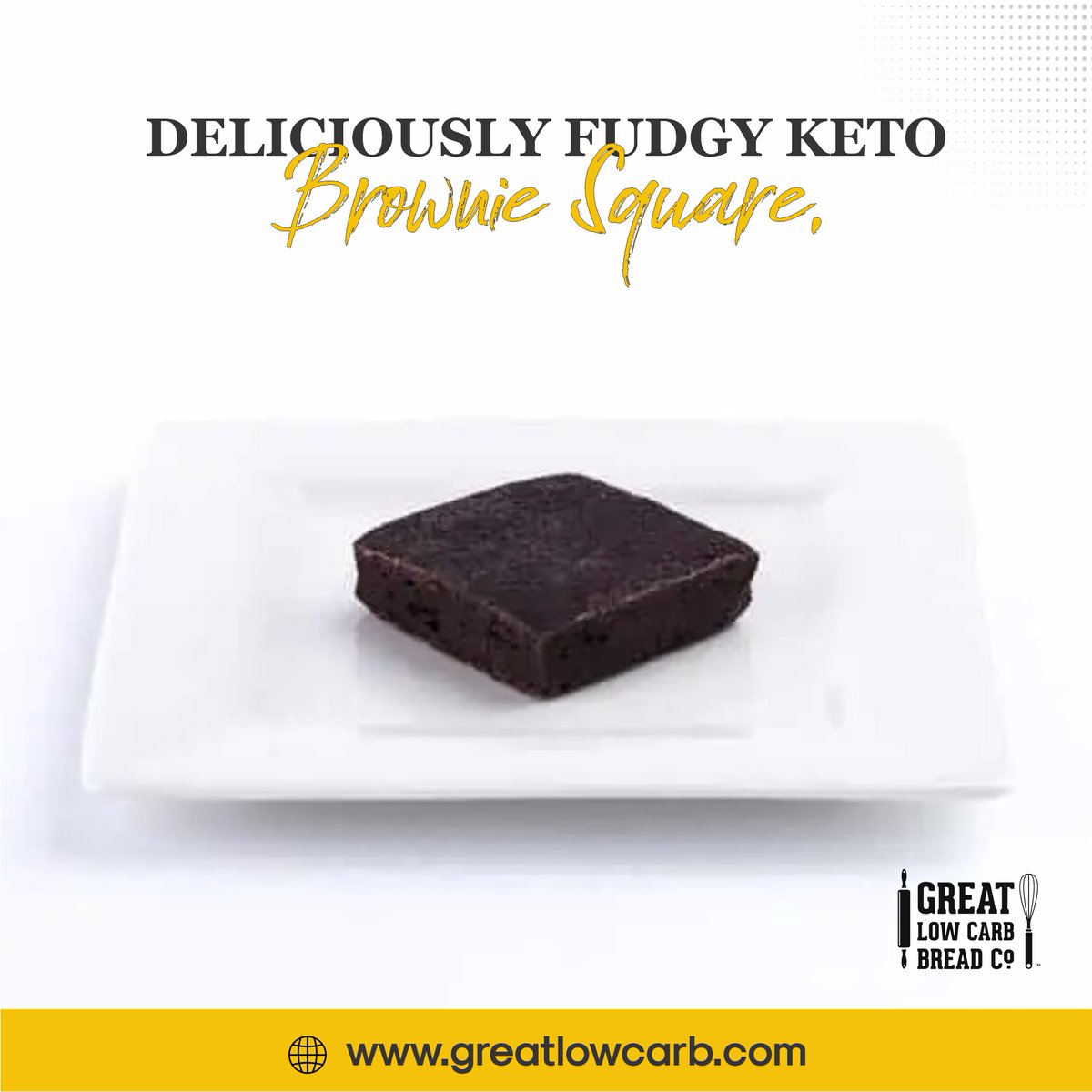 Greatlowcarb's tweet photo. This delicious Chocolate Brownie Square is made with dark chocolate, almond flour, and cocoa powder.  With only 3 net carbs and only 55 calories!
-----
Shop Now: https://t.co/GHLXOpC44P
.
#greatlowcarb  #lowcarbbrownie #chocolatebrowniesquare #ketodiet #paleodiet #lowcarb https://t.co/3nDqBG0gpL