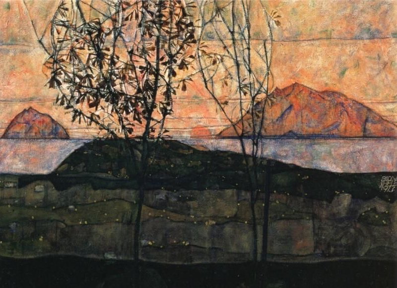 Jopolkadot's tweet photo. Autumn Shades of Egon Schiele https://t.co/CpPvmBYNtI