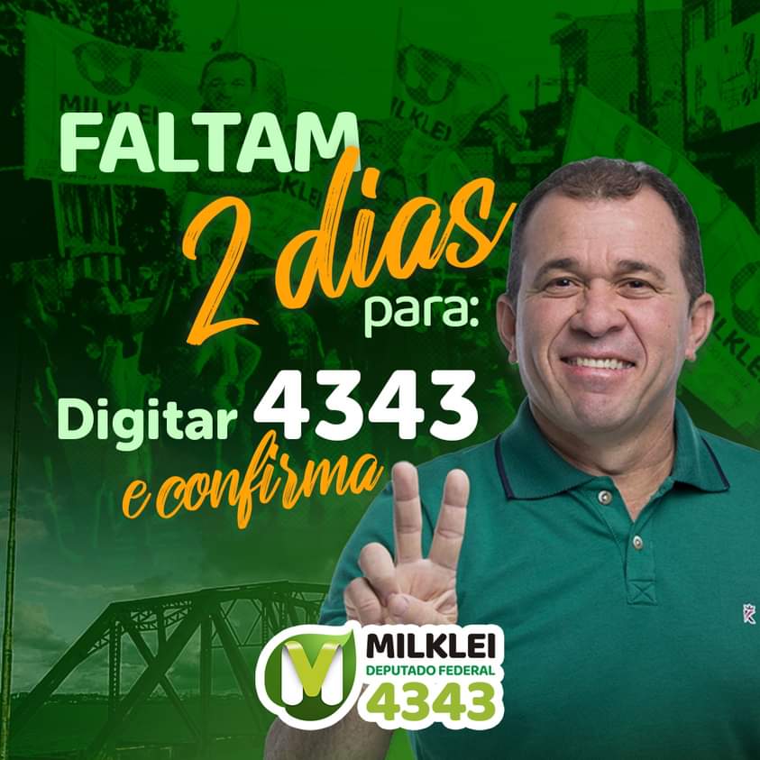 milkleileite's tweet photo. Bom dia, amigas e amigos! Faltam 2 dias para votar 4️⃣3️⃣4️⃣3️⃣.

Compartilhe com seus amigos, vizinhos e familiares, e vamos somar esforços para elegermos o primeiro federal da Zona Norte! 💚 https://t.co/ygM3NaXFYt