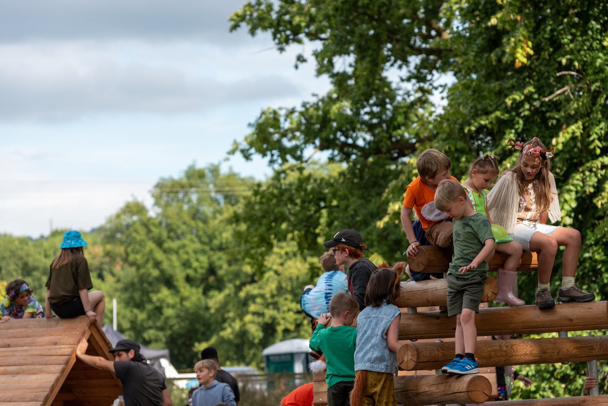 justsofestival's tweet photo. Who else spent a happy hour clambering here at this year's festival!? 🤩 With huge thanks to our friends at @TimberplayLtd  🙌 

#Timberplay #FamilyFestival https://t.co/tAcvmwfu2J