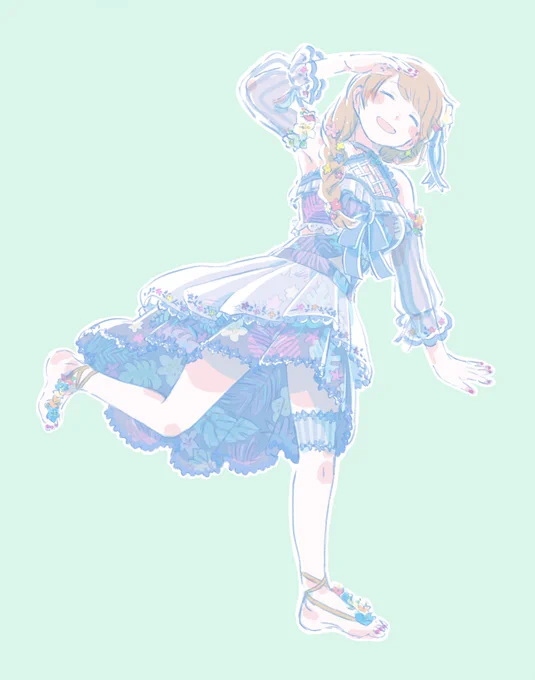 #スクスタ3周年 再掲ばかりになってしまうのですが かわいい衣装もたくさんほんとうにありがとうございます かわいくてだいすきな衣装ばかりですぐ描きたくなっちゃう いつもよろこびくるっています これからもよろしくおねがいします 
