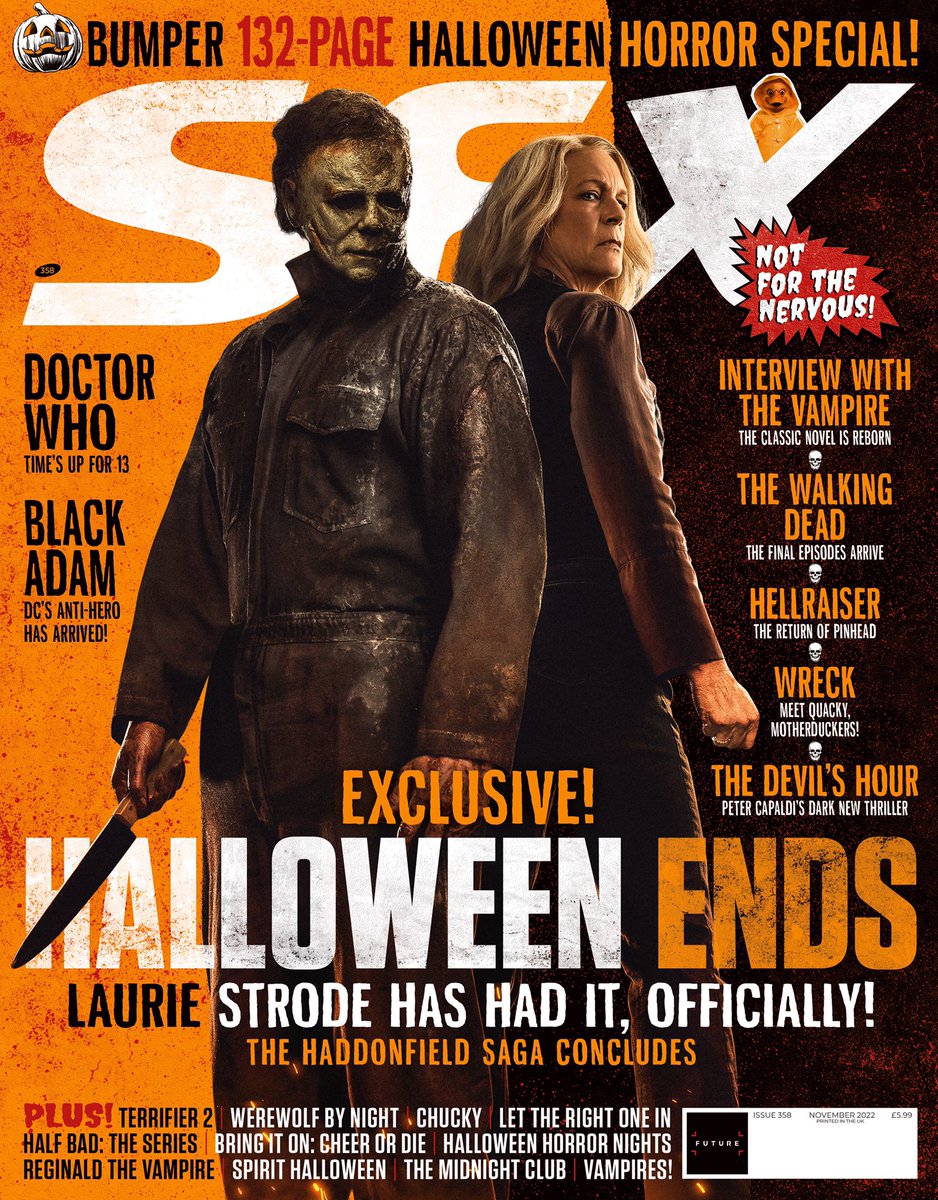 darren_scott's tweet photo. You know I absolutely LOVE working on SFX - the best job ever - but the new issue I was actually giddy to be part of putting together. A bumper Halloween Horror Special, it’s out 5 October. Please share with any horror fans, it’s a fantastic read! 🎃 https://t.co/jwgBCPxRcq