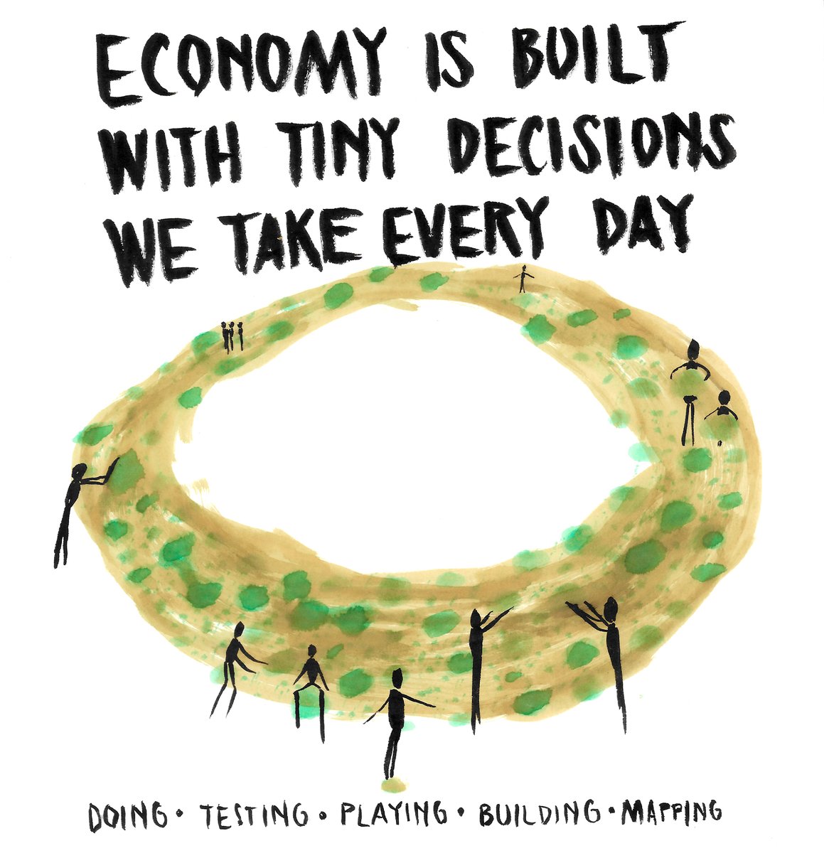 DonutBerlin's tweet photo. /7 @karolinaiwa observed the whole scenery and grasped bits of talks and situations with her beautiful #GenerativeScribing https://t.co/N8urHyUWpG