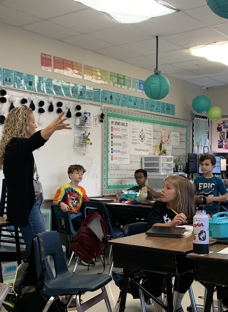 Kbarbermath's tweet photo. SEL in Mrs. Clare’s class was so much fun this morning! Starting the day with team building! @mrsclaremath @KA_Knights https://t.co/JB6dVWZSvK