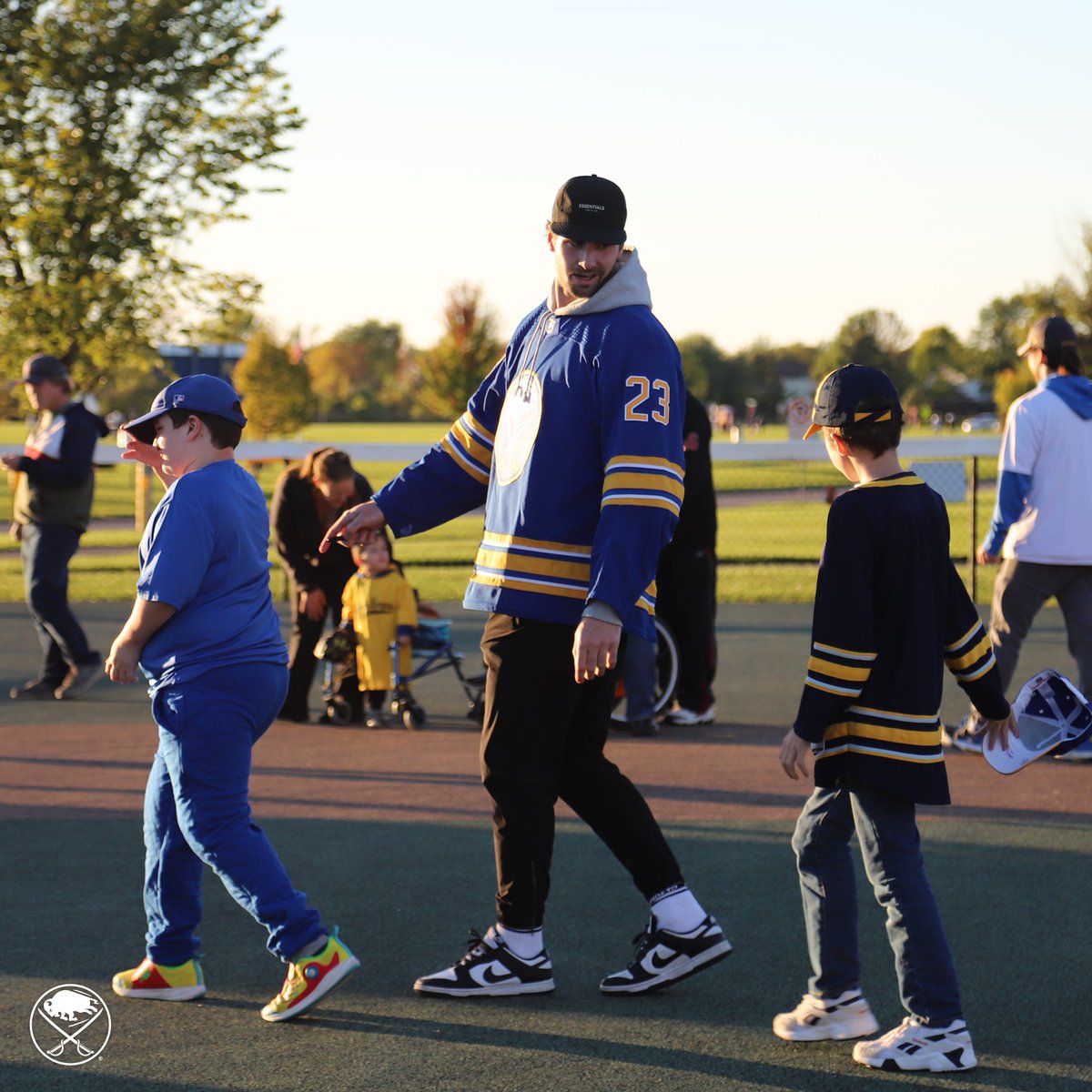 BuffaloSabres's tweet photo. We had the best time last night at Miracle League Field! ⚾ https://t.co/gA4MAJ8rxY