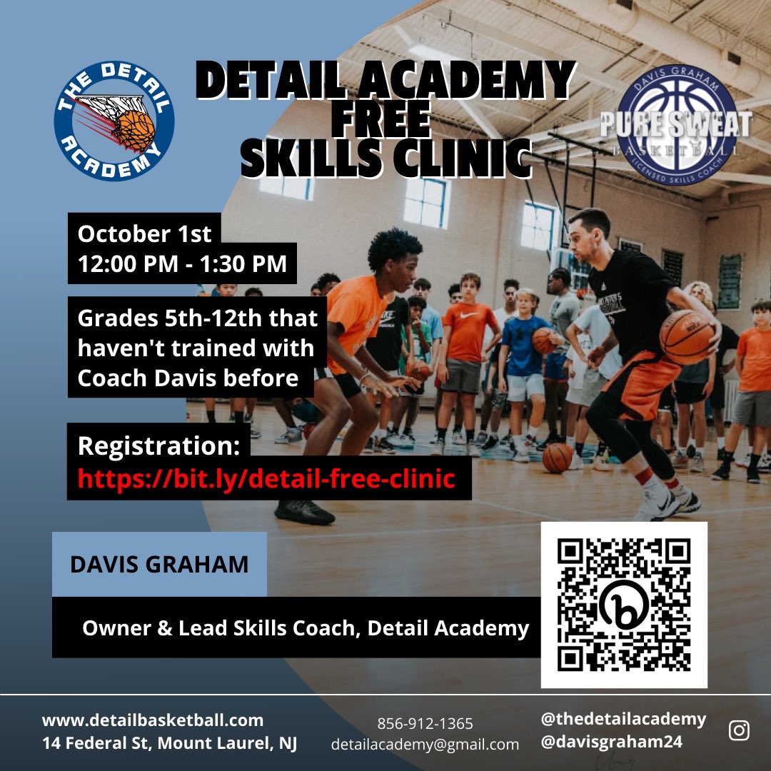davisgraham24's tweet photo. FREE Skills Clinic tomorrow at noon! Hit me up to get involved 💪🏻 https://t.co/EkqQCyV8ZS