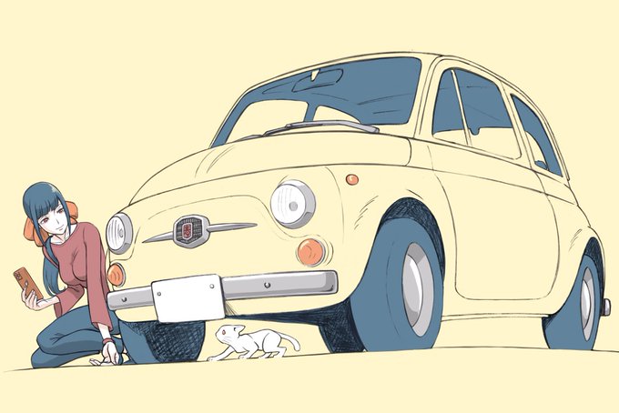 フィアット500のtwitterイラスト検索結果