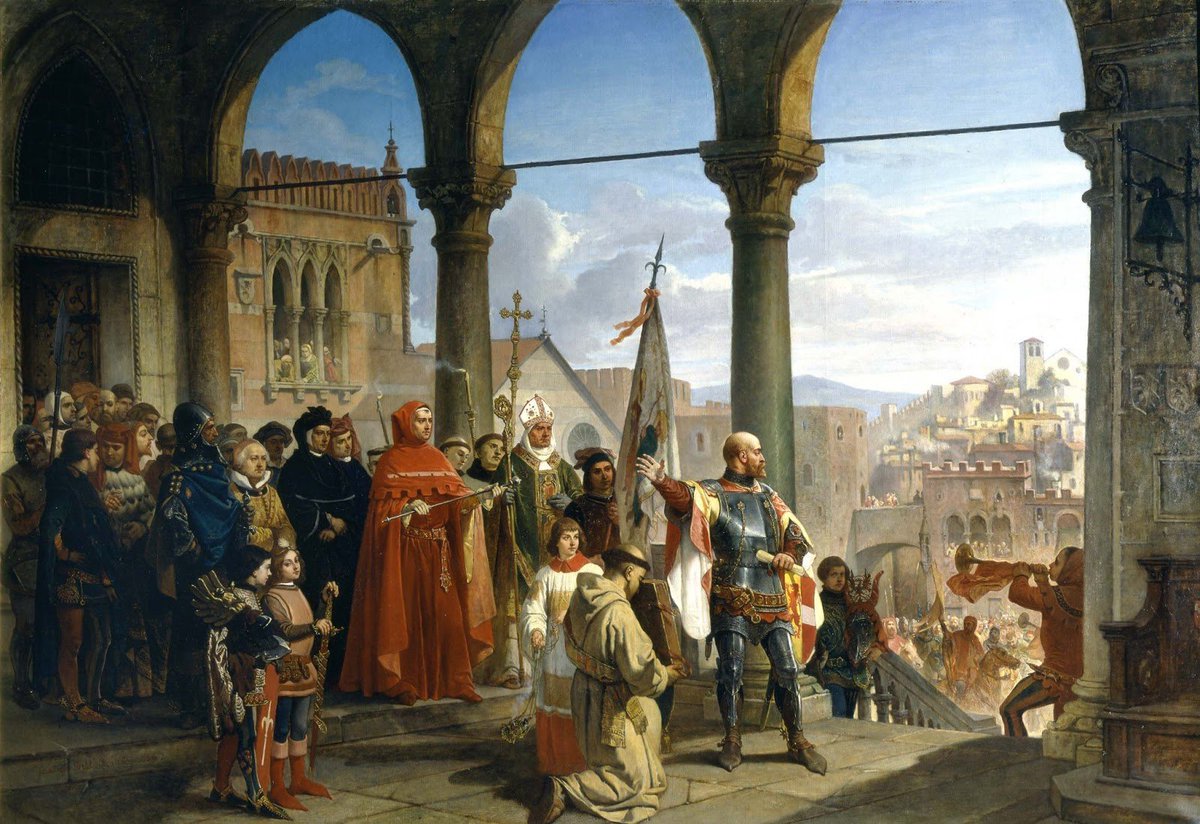 Am 30. September 1382 entschloss die ladinisch-slowenische Bevölkerung der kleinen unabhängigen Küstenstadt #Triest-die blutig von Venezia niedergeschlagen worden war-ihre Freiheit dem #HausHabsburg anzuvertrauen. 1/3
#Mitteleuropa