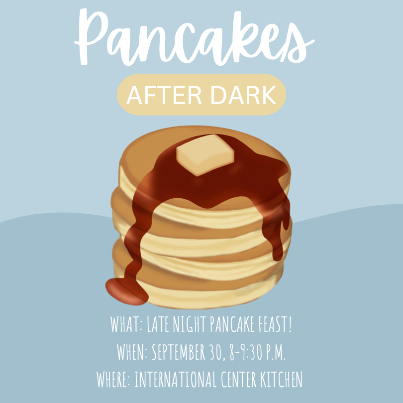 Gustie_ResLife's tweet photo. Prairie View, Southwest, and International Center - stop by the IC kitchen tonight at 8pm for pancakes after dark; part of the Sibling Slumber Party programming on Friday, September 30. https://t.co/9E9IRG2JyN