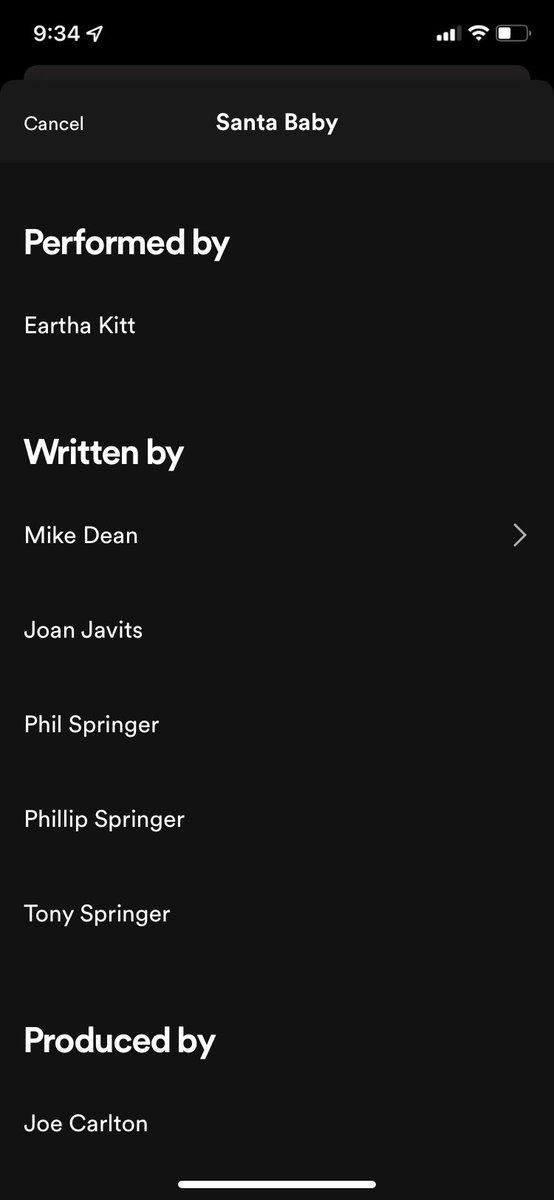 .@therealmikedean how do you have a writing credit on Santa Baby?