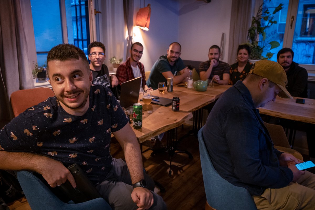 HackSoft_'s tweet photo. Last night's Django Bulgaria Meetup went very well.👌

Everyone had a great time, discussing the past DjangoCon Europe 2022 conference in the new and fresh CoKitchen space!✨

See you again, at the next Django Meetup in October.👀

#djangomeetup https://t.co/z2PSDRUyiD