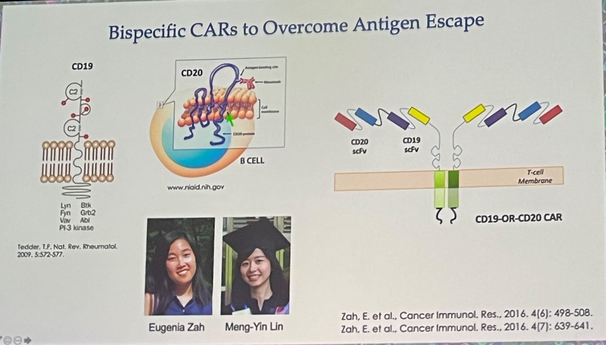 So exciting to hear Yvonne Chen show that work published in @CIR_AACR is now being tested in the clinic