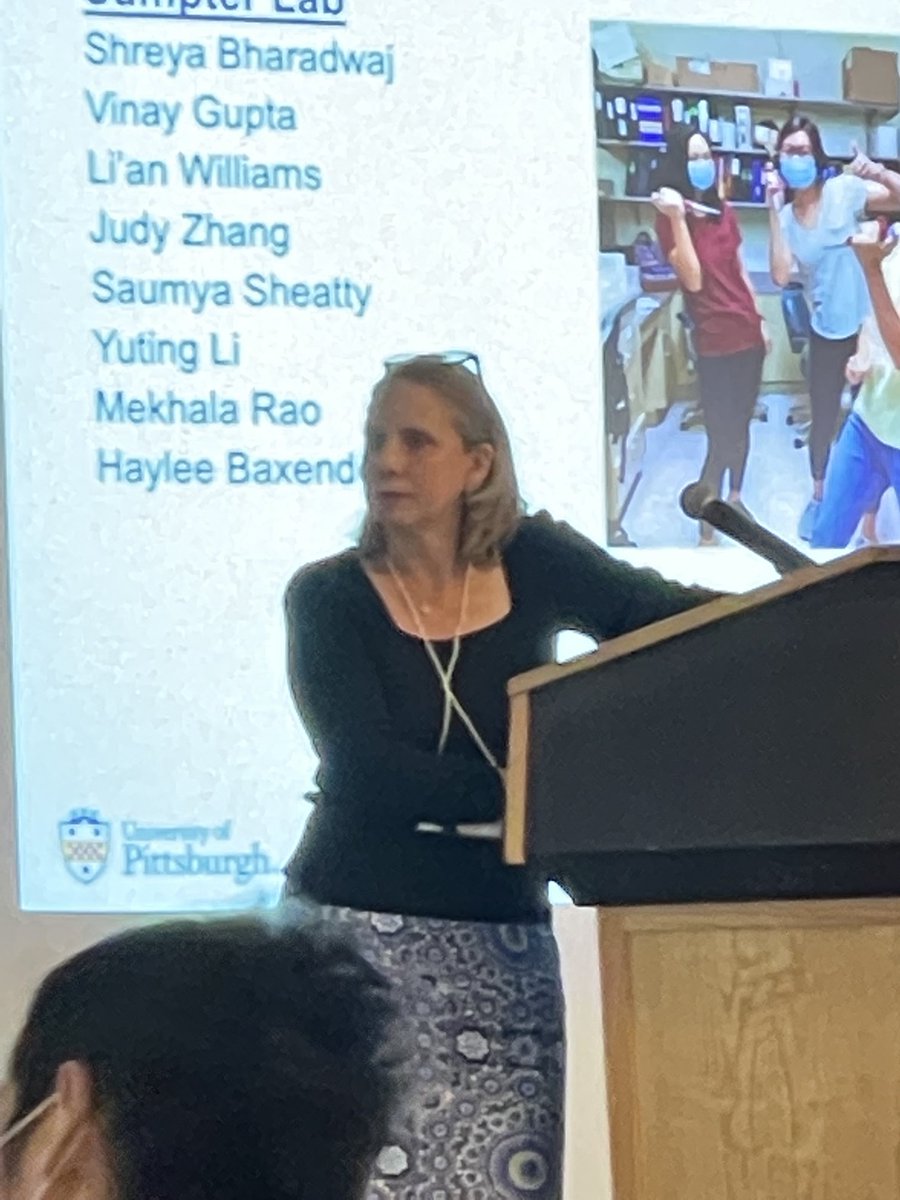 #pittdermatology Tina Sumpter wows at 2022 immunology retreat.
