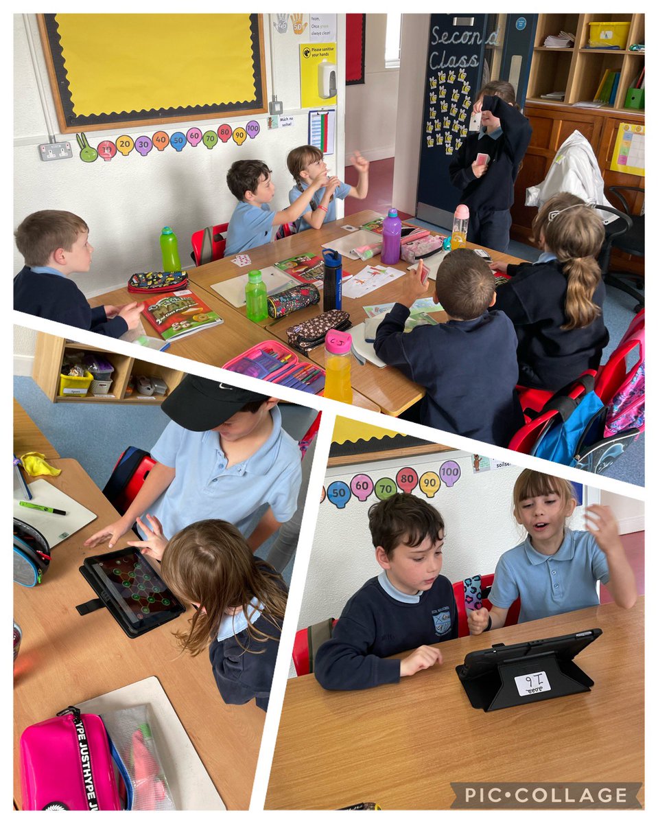Boolavogue_NS's tweet photo. Loads of maths fun for September in 2nd class #cardgames #technology #mathstrails https://t.co/4LZxkcjAZZ