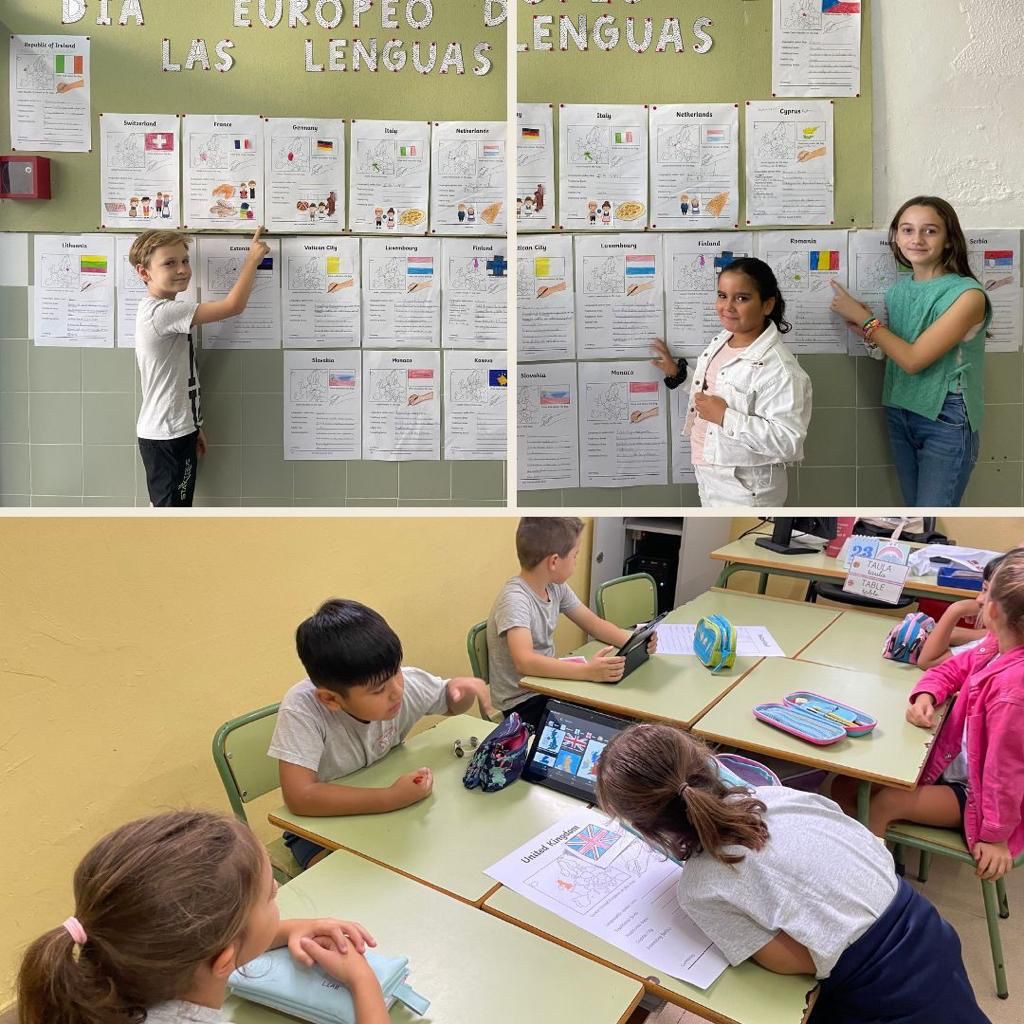 EEArtesanosVAL's tweet photo. A més, en totes les aules s’han compartit experiències d’alumnes de diferents països.
#DiaEuropeudelesLlengües #EuropeanDayofLanguages #DELELE #Europa #EscuelasdeArtesanos https://t.co/74Ut1hGGmV