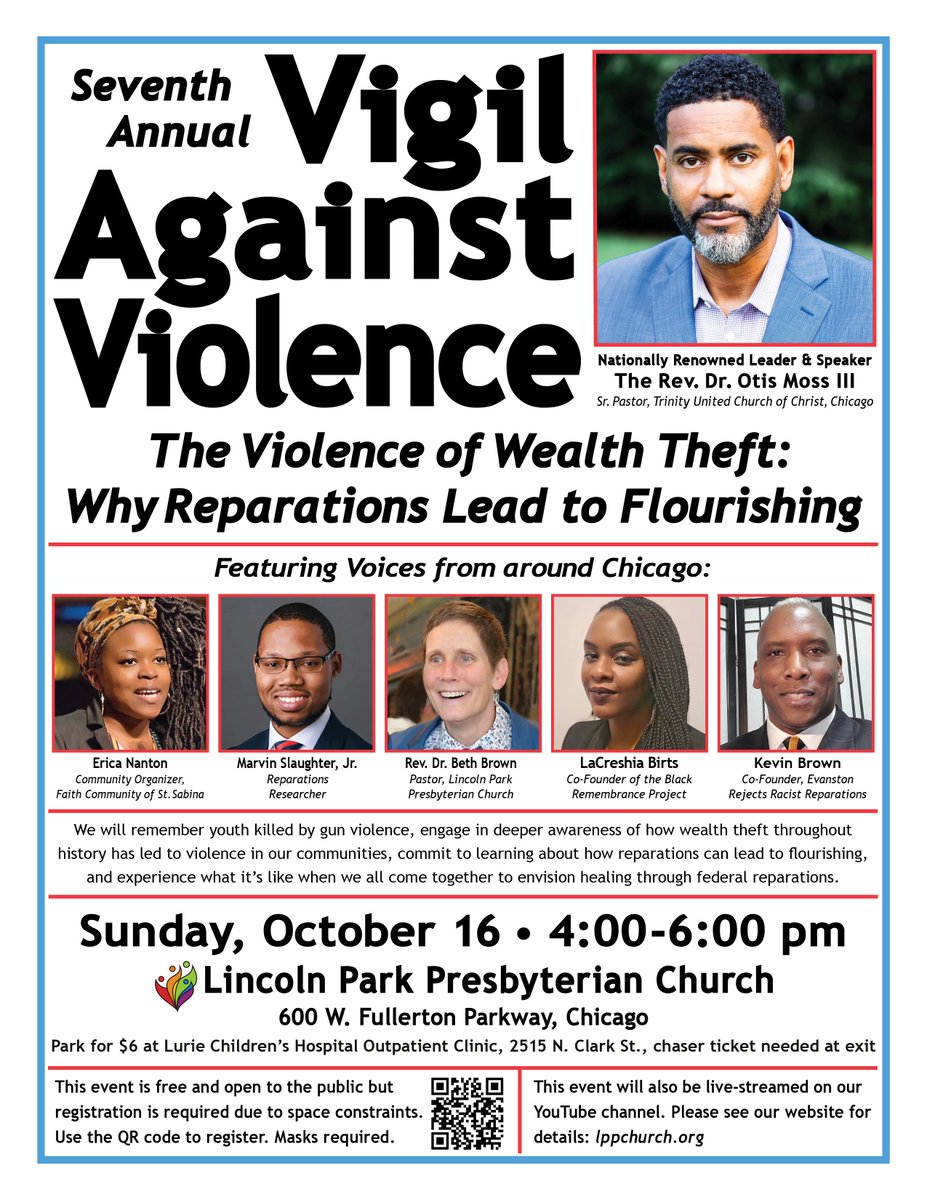 If you're in Chicago &amp; care about reparations, you should attend this event! I'm one of the speakers! ✨️ 
lppc.breezechms.com/form/0cc11a149…