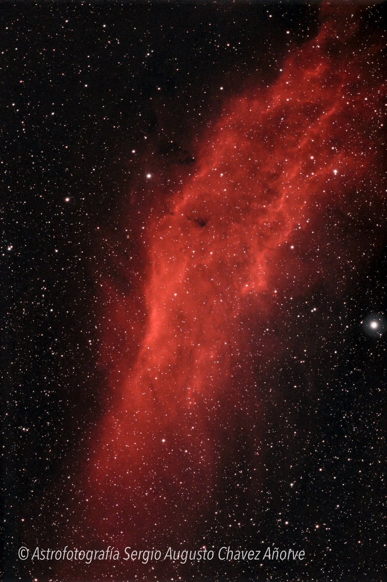 serchavez's tweet photo. #californianebula #Astrophotography @nasahqphoto @apod https://t.co/kq5xOS4dQz