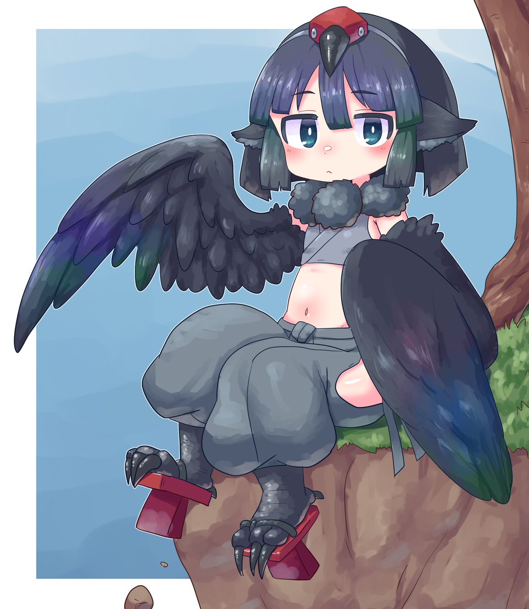 「なんかモンスター娘的なのを描いてた #今月描いた絵を晒そう 」|脳廻のイラスト