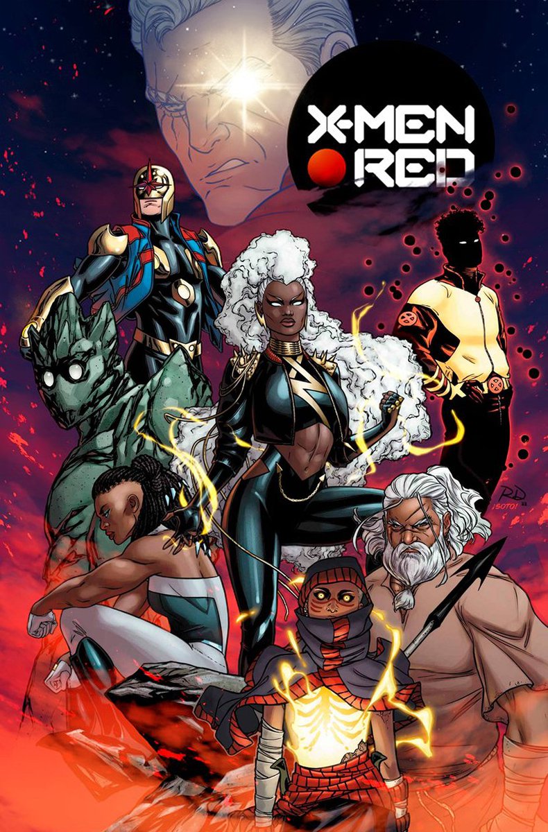X-MEN RED #10 cover ❌🔴 Drawn by me, colored by <a href="/SotoColor/">Chris Sotomayor 🇵🇷</a>