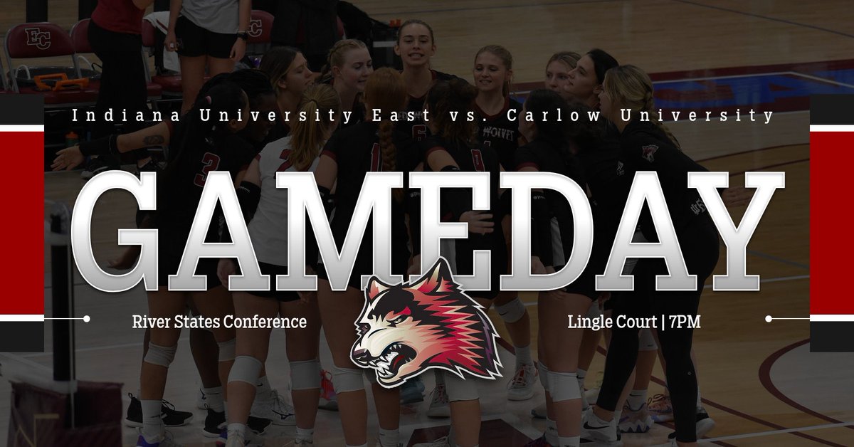 iueredwolves's tweet photo. 🏐🐺Volleyball is home tonight as they look for their 4th straight conference win🐺🏐

#redwolfnation @IUERedWolvesVB https://t.co/pZmKX9n3Yr
