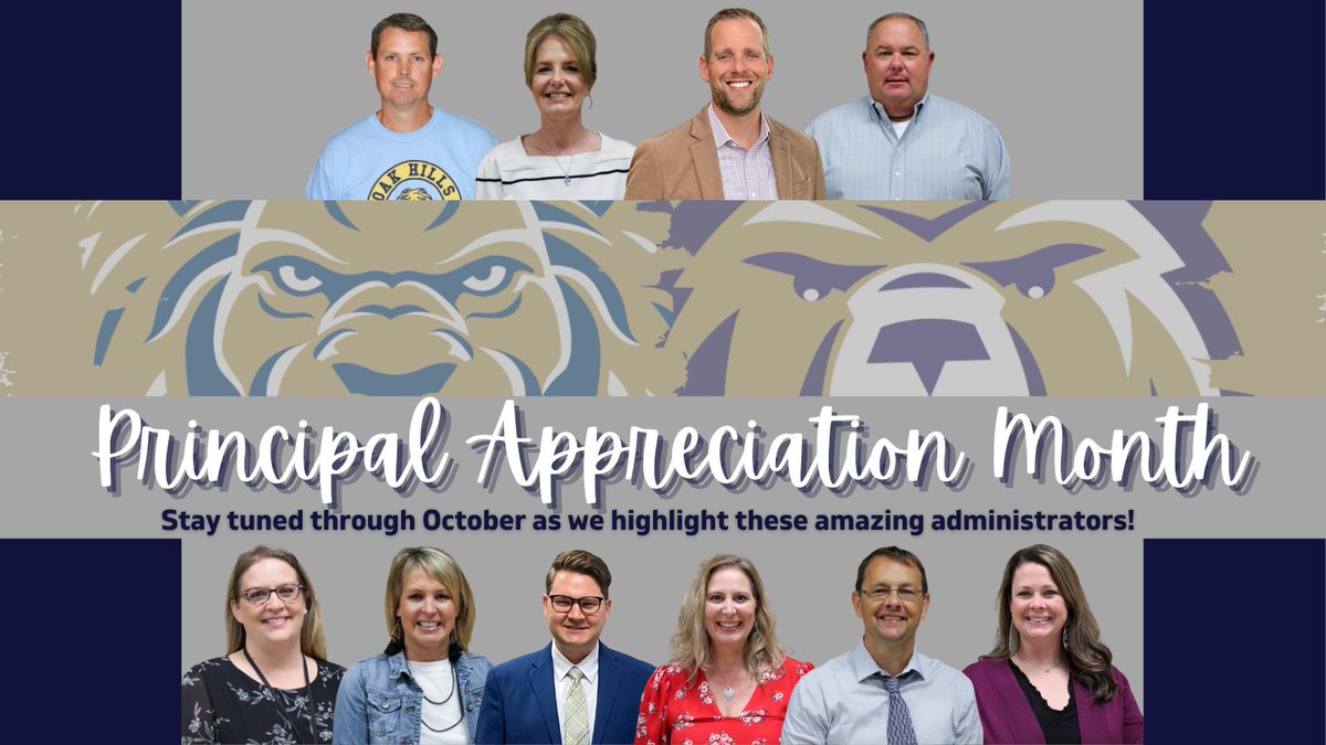 October is National Principals Month! Throughout the month we will be honoring these individuals for the amazing job they do leading the students &amp; staff across our district! Join us in thanking them and showing appreciation for their leadership! #WeAreMontgomeryISD #BePremier