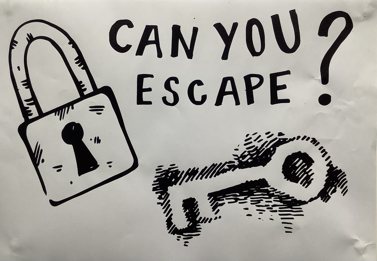 GHS_English's tweet photo. Getting detention ready for our Escape Room on Thursday. Can’t wait to see you at @GHSfalkirk AAA! https://t.co/WjKCVgOkfP