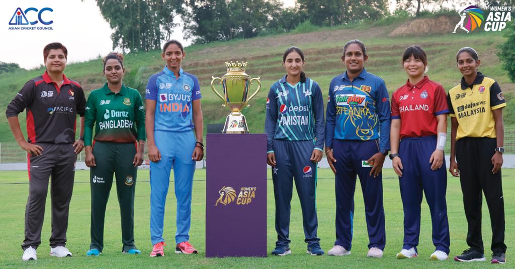 The captains have arrived in Sylhet and they have their eyes on the prize as the Women's Asia Cup 2022 trophy is unveiled. I would like to take this opportunity to wish the teams participating all the very best. May the best team win. #WomensAsiaCup2022 #AsianCricketCouncil
