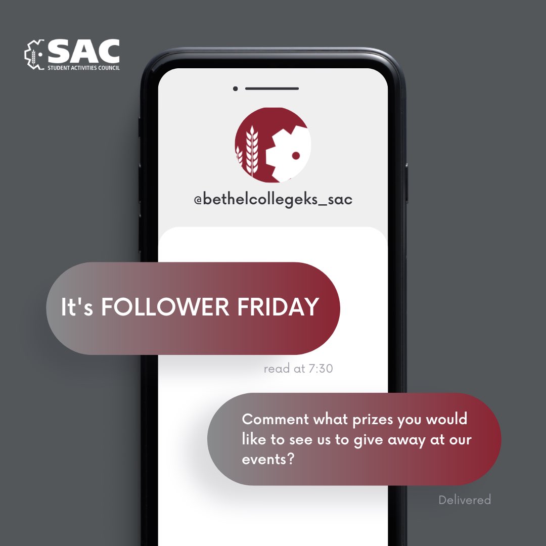 It’s time for another Follower Friday!! Let us know in the comments what you want us to give away!! Everyone who comments will be entered into a raffle for some SAC goodies!!