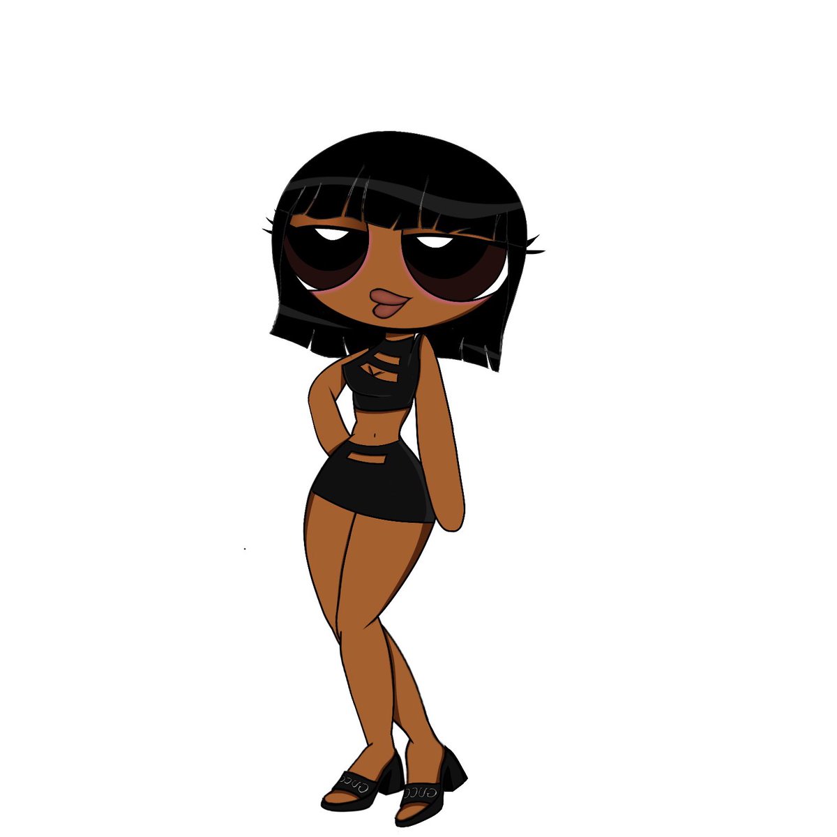 shokunbihali's tweet photo. Animated the black PowerPuff girls I wanted to see growing up, but put them in this sets I designed that releases tomorrow 😍 https://t.co/XjoKGJY2Ys