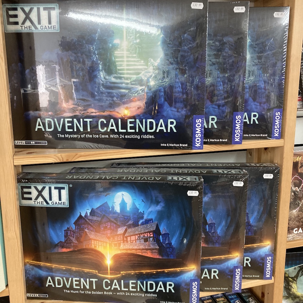 proudlioncomics's tweet image. Something big has arrived...
The EXIT ADVENT CALENDAR is here! This year we have TWO calendars to fill your holiday season with puzzle-y fun. Which one are you going to choose?
#exitthegame #adventcalendar #exitadventcalendar #morepuzzles #earlyholidayshopping