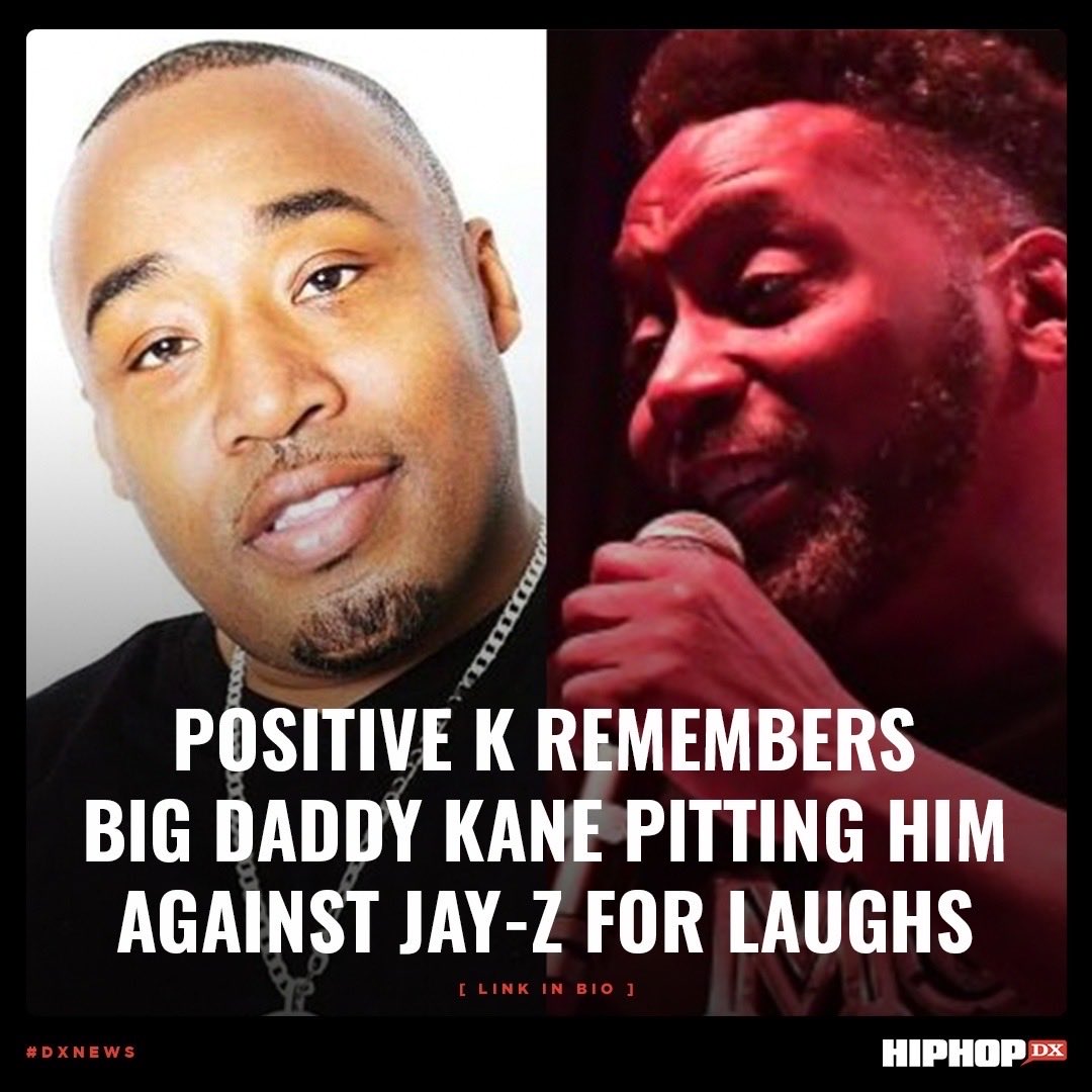 Positive_K_'s tweet photo. @hiphopdx In this #DXCLUSIVE, #PositiveK still laughs when thinking about the numerous times #BigDaddyKane would pit him against #JAYZ for his own entertainment 😂
Hit the link in bio to read more! #DXNews
✍️: @therealkyleeustice https://t.co/0Em6UTsO0C
