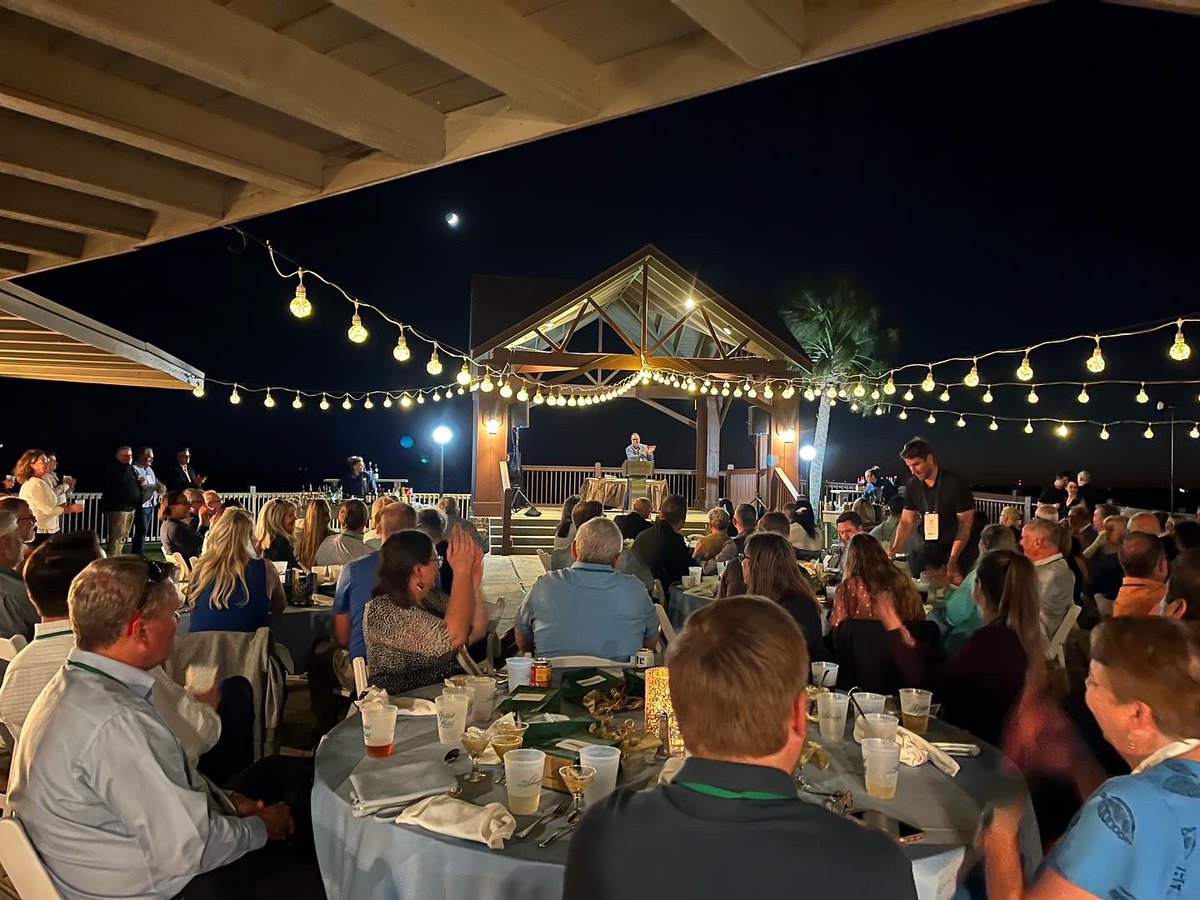 We had a great night yesterday with cocktails, dinner and a beautiful sunset at the AWI Annual Convention!