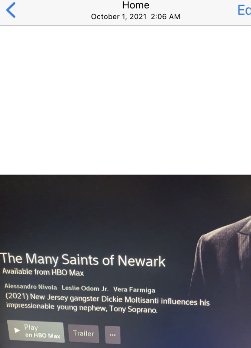 Hard to believe one year ago right now..all I could think about was that The Many Saints Of Newark was less than 24 hours from debuting. The family I grew to love so much (both families) was returning for a visit. For a short time, I was living the dream. 
#TheSopranos 
#TMSON