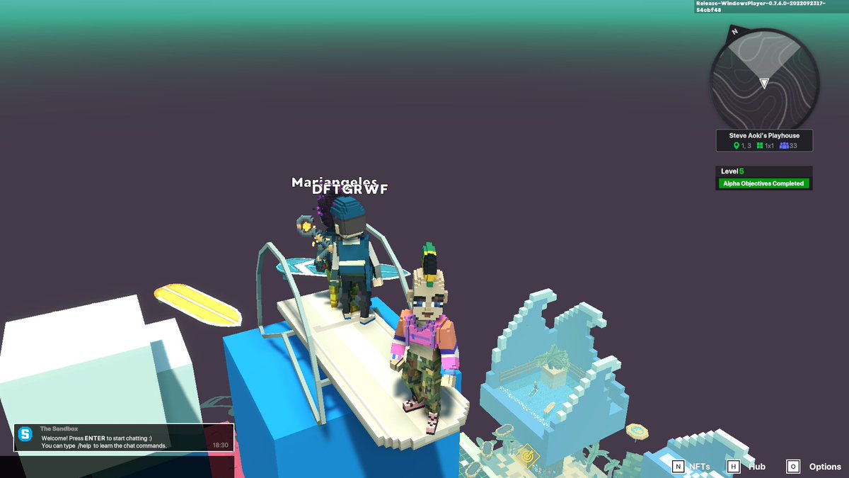 SamMusicNC's tweet photo. @TheSandboxGame @steveaoki I just participated in the #SandboxAlphaS3Giveaway for a chance to win 500 SAND! Found the high diving board in @steveaoki's Playhouse, check out my screenshot below!
👇 https://t.co/rvj8mUVcEs