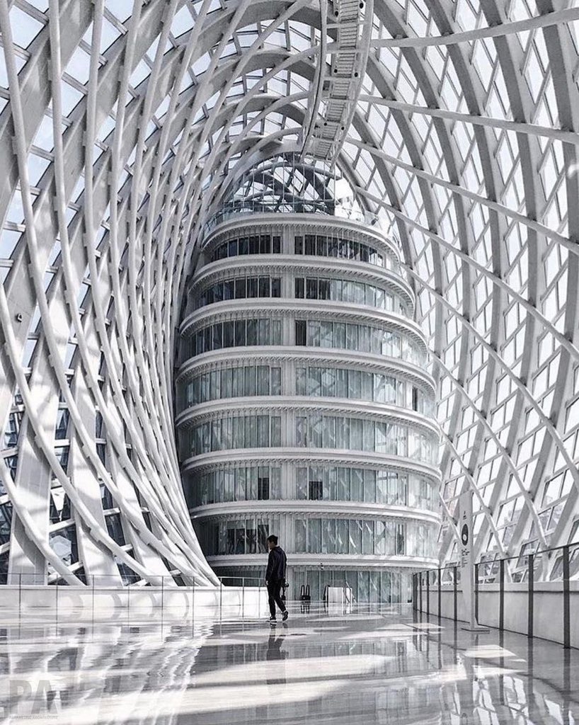 parametricarch's tweet photo. Breathtaking interior view of the Phoenix International Media Center designed by BIAD UFo in Beijing, China.

📸 Peter Du

#interior #interiorarchitecture #architecturephotography #design #parametric #grasshopper3d #rhinoceros3d https://t.co/JJE4gWKBKX