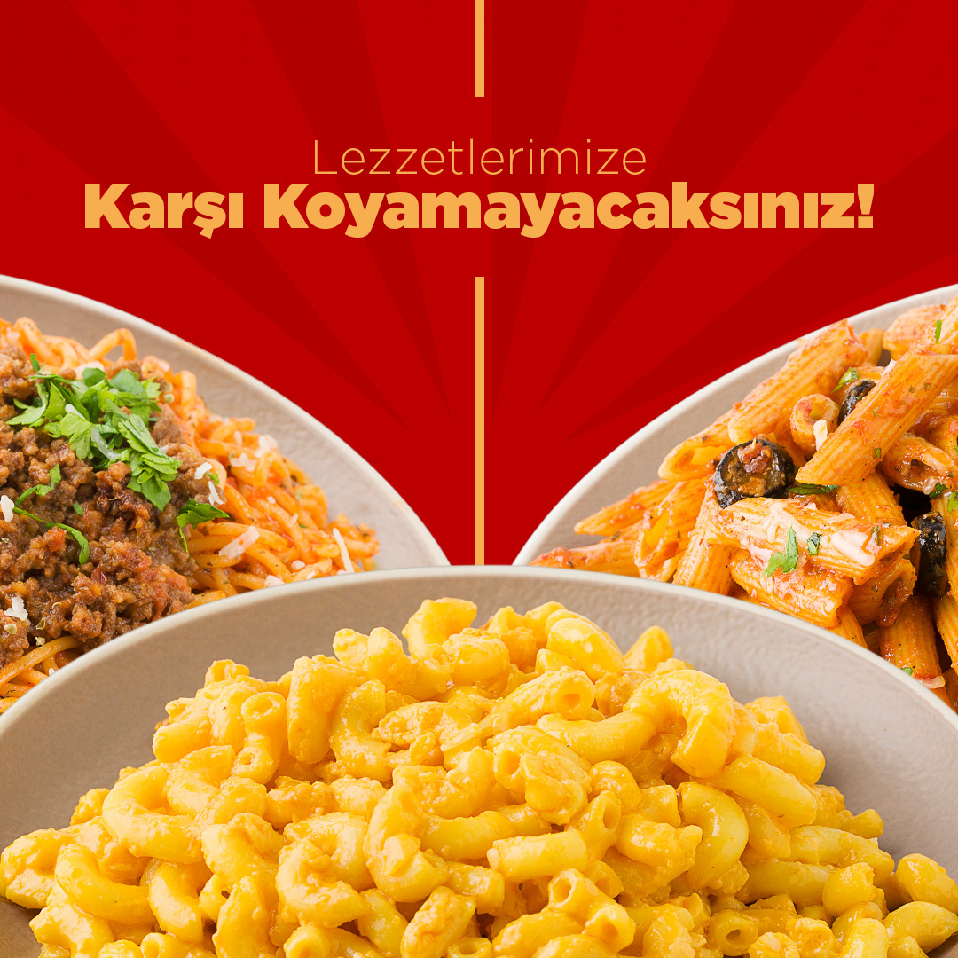 Makarna Company'nin eşsiz makarnalarını denedikten sonra hiçbir şey eskisi gibi olmayacak. Çünkü aşkla yapılan lezzetlere karşı koymak imkansızdır. Online yemek platformlarından sipariş verebilirsiniz. 

#MakarnaCompany #Makarna