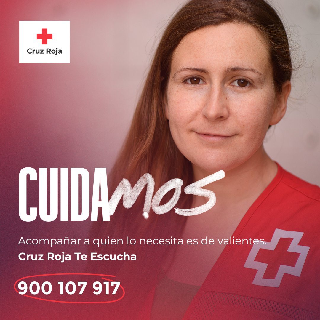 [#SaludMental]❤️

Queremos ofrecerte apoyo emocional. Dejarse ayudar es de valientes. 

☎️Llámanos: 900 107 917 

#TeEscucha