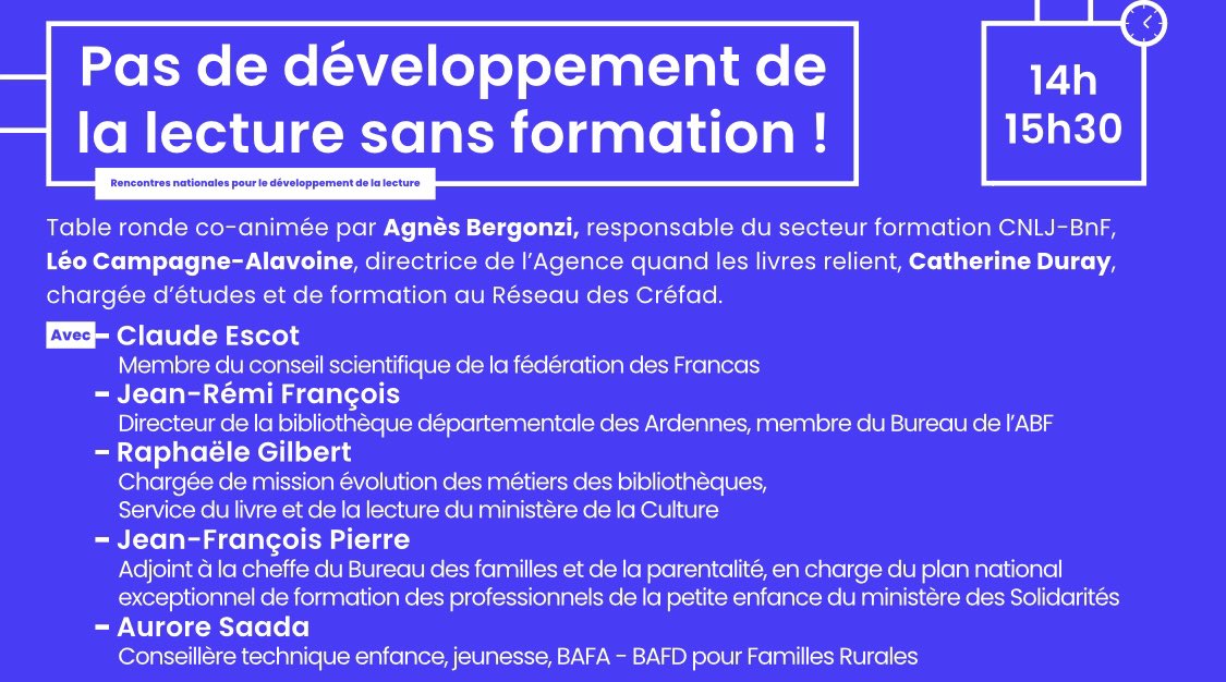 L'Alliance pour la lecture tweet media