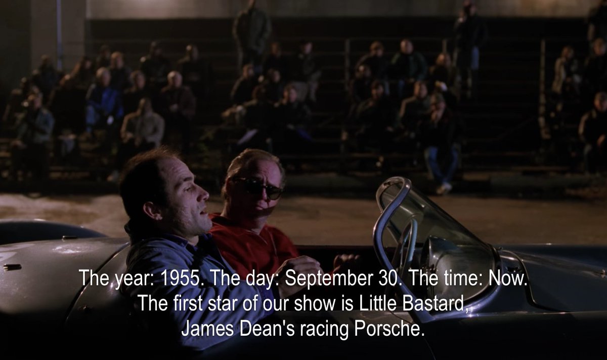 momentsonscreen's tweet photo. #OnThisDay, September 30, in 1955, young movie star James Dean, who starred in Rebel Without A Cause, died at the age of 24 in a car crash in his Porsche in California (depicted in Crash, 1996, directed by David Cronenberg) https://t.co/GJRgyutLvF