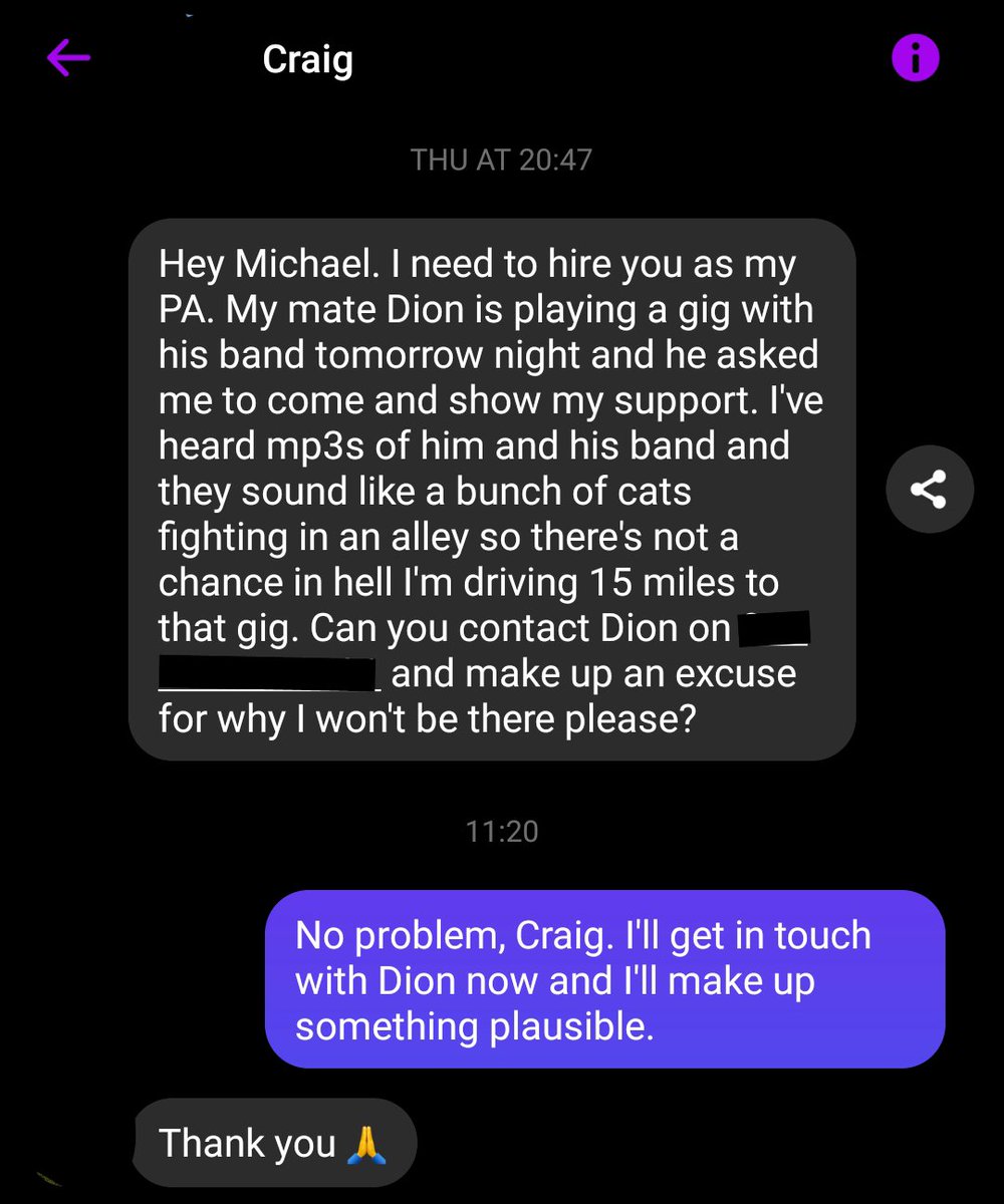 Michael1979's tweet photo. Day 12 of being Everyone's Personal Assistant and if you ever need an excuse to avoid attending an unappealing social event, just let me know 👍 https://t.co/FBUzV4zELp