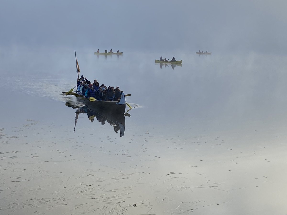Misty morning Clementine paddle at Algonquin Park ⁦<a href="/SCS_Clementines/">St. Clement's School</a>⁩ ⁦⁦<a href="/ALIVEOutdoors/">ALIVE Outdoors</a>⁩
