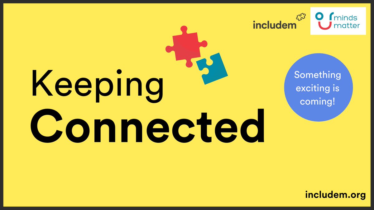 includem (@includem2000) on Twitter photo Look out for some exciting news on Monday!
#KeepingConnected #OurMindsMatter
<a href="/includemFifeWB/">includem Wellbeing in Fife</a> Look out for some exciting news on Monday!
#KeepingConnected #OurMindsMatter
<a href="/includemFifeWB/">includem Wellbeing in Fife</a>
