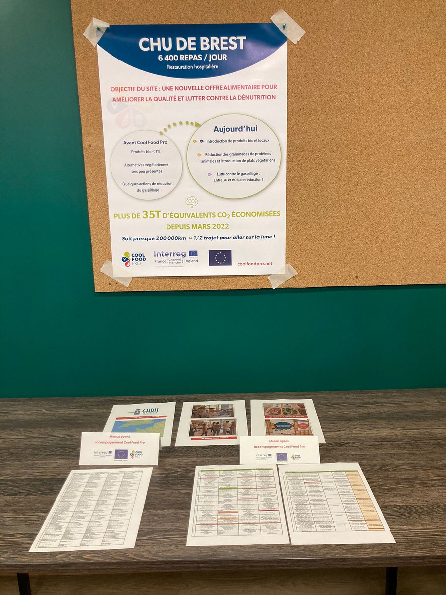 coolfoodpro's tweet photo. Mercredi 28/09, Forum Cool Food Pro des acteurs engagés vers une restauration collective bas carbone. 🌎🍴

Evènement organisé par l'ensemble des partenaires franco-britanniques du projet pour faire découvrir ou approfondir leurs connaissances autour du projet Cool Food Pro. https://t.co/j6ZCJhwb1p