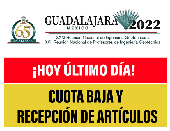 Envío de artículo, inscripciones y más información en: rnig2022.com.mx