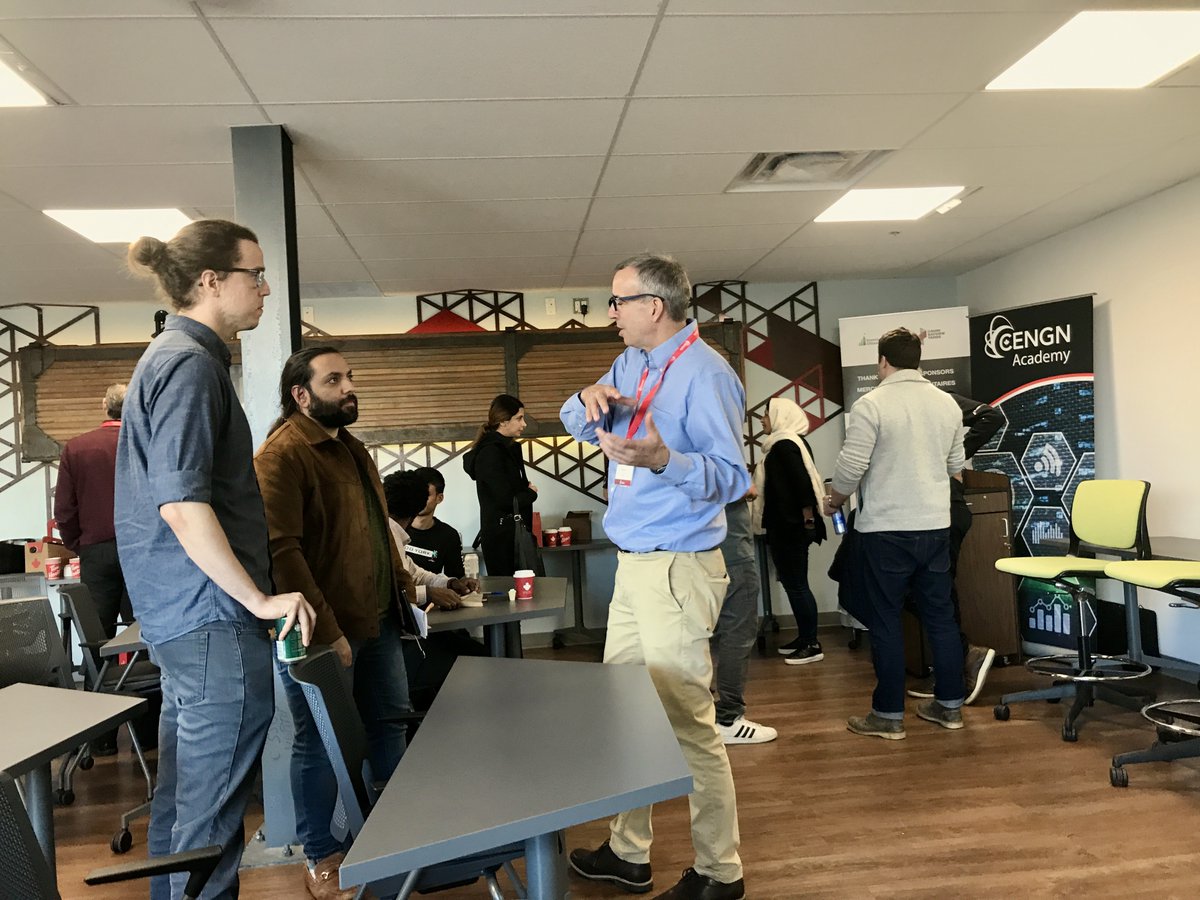 CENGNCanada's tweet photo. A big thank you goes to everyone who joined us for our #machinelearning event on Tuesday at @Invest_Ottawa!

And a special thanks goes to Carl Byers of @contextere, Matt LeMay of @Lemay_ai, and Nasrin Sadeghianpour of @BluWaveai for joining us on the panel session! https://t.co/5GBB651ZDO