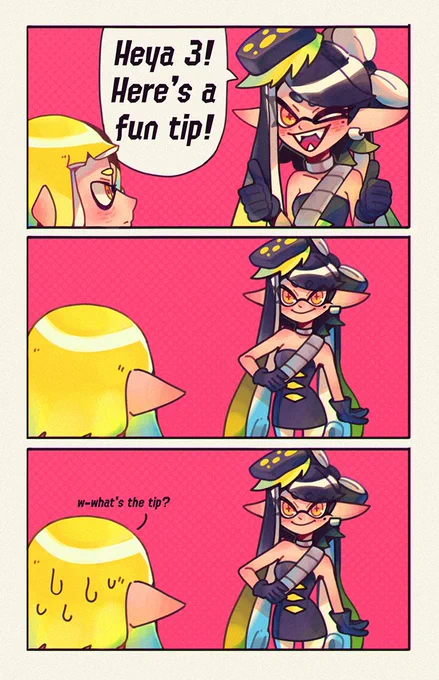 marie : swim in your ink to move faster
callie : 