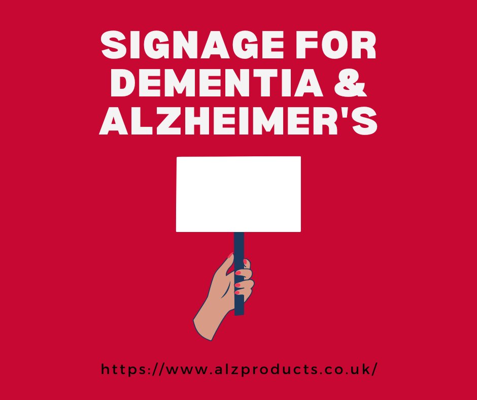 alz_products's tweet photo. Our comprehensive range of Dementia Signage can be a very effective memory aid when used in buildings with people who have Alzheimer's, dementia, or cognitive loss.
Shop here: https://t.co/waSWhlzsGc
#DementiaSignage #Dementia #Memory #MemoryLoss #MemoryAids #DementaAids https://t.co/Pz1KHmsFCs